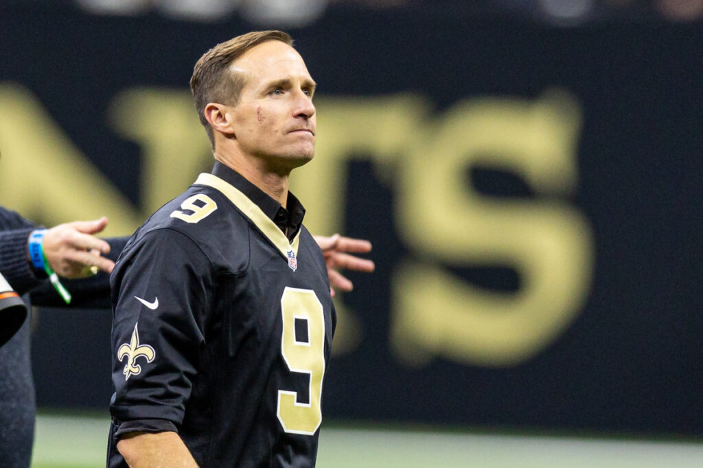 Drew Brees Makes His NBC Debut, Internet Amazed by His New Hair Drew Brees Makes His NBC Debut, Internet Amazed by His New Hair